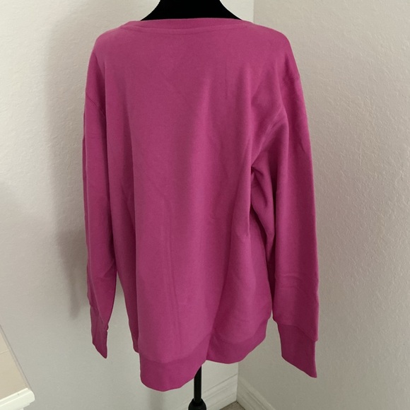 Tek Gear Ultrasoft Fleece Crewneck Sweatshirt – Women’s 2X – magenta blossom - Picture 4 of 15